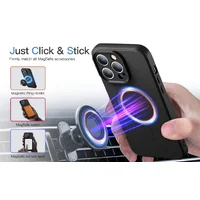 Силіконовий чохол "Silicone Matte" with MagSafe для Apple iPhone 14 Pro Чорний