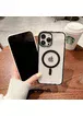 Силиконовый чехол "Luxury Acrylic" with MagSafe для Apple iPhone 14 Pro Черный