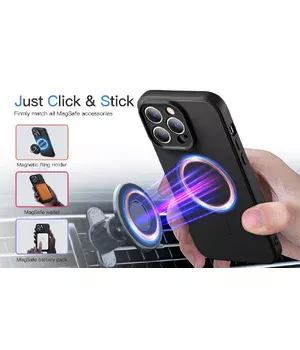 Силіконовий чохол "Silicone Matte" with MagSafe для Apple iPhone 14 Pro Чорний