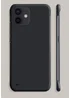Пластикова накладка "Candy Color Matte" для Apple iPhone 12 Mini Чорний