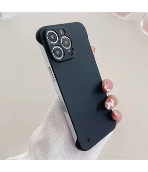Пластиковая накладка "Candy Color Matte" для Apple iPhone 13 Pro Max Черный