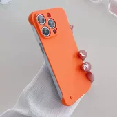 Пластиковая накладка "Candy Color Matte" для Apple iPhone 14 Pro Оранжевый