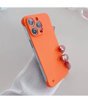 Пластикова накладка "Candy Color Matte" для Apple iPhone 14 Pro Max Помаранчевий