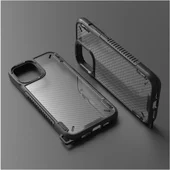 Противоударный чехол "Carbon Lanyard" для iPhone 12 Pro Max Черный