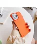 Пластиковая накладка "Candy Color Matte" для Apple iPhone 14 Pro Оранжевый