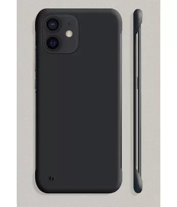 Пластикова накладка "Candy Color Matte" для Apple iPhone 12 Mini Чорний Пластикова накладка "Candy Color Matte" для Apple iPhone 12 Mini Чорний