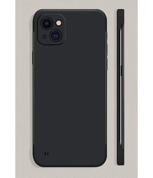 Пластиковая накладка "Candy Color Matte" для Apple iPhone 13 Черный Пластиковая накладка "Candy Color Matte" для Apple iPhone 13 Черный