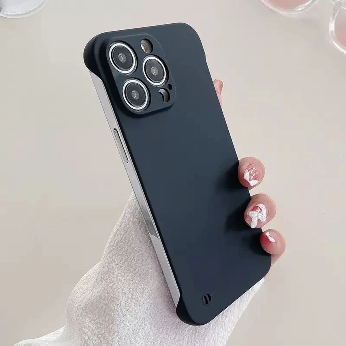 Пластикова накладка "Candy Color Matte" для Apple iPhone 14 Pro Max Чорний