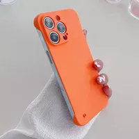 Пластикова накладка "Candy Color Matte" для Apple iPhone 14 Pro Max Помаранчевий
