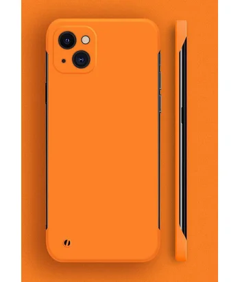 Пластикова накладка "Candy Color Matte" для Apple iPhone 14 Помаранчевий