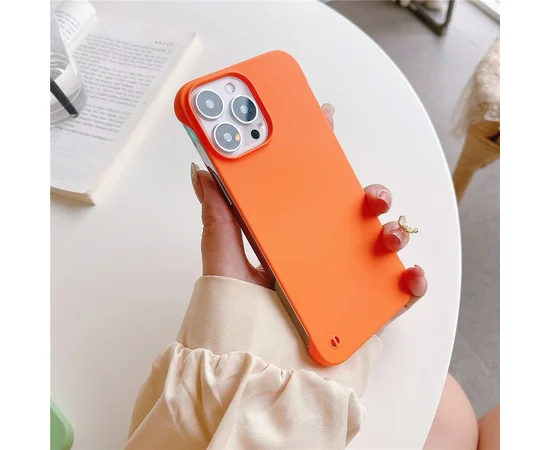 Пластикова накладка "Candy Color Matte" для Apple iPhone 14 Pro Помаранчевий