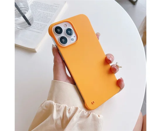 Пластиковая накладка "Candy Color Matte" для Apple iPhone 14 Pro Желтый