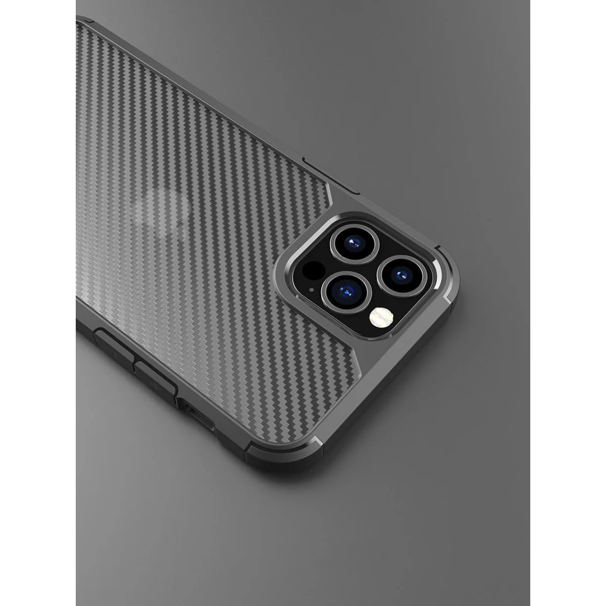 Протиударний чохол "Carbon Matte" для iPhone 14 Pro Чорний