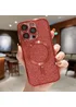 Силіконовий чохол "Shining Plating" with MagSafe для iPhone 13 Pro Max Червоний