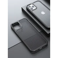 Противоударный чехол "Carbon Matte" для iPhone 14 Pro Max Черный