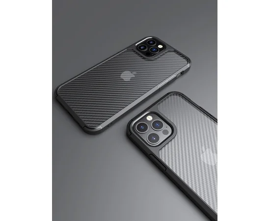Противоударный чехол "Carbon Matte" для iPhone 13 Pro Черный