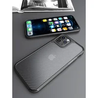 Противоударный чехол "Carbon Matte" для iPhone 14 Pro Max Черный