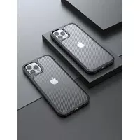 Противоударный чехол "Carbon Matte" для iPhone 13 Pro Черный