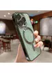 Силіконовий чохол "Shining Plating" with MagSafe для iPhone 13 Pro Max Зелений