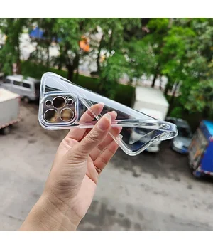 Силіконовий чохол "Thin Crystal" для Apple iPhone 14 Pro Max Безбарвний (Прозорий)