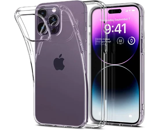 Силиконовый чехол "Thin Transparent" для Apple iPhone 12 Pro Max Бесцветный (Прозрачный)