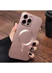 Силиконовый чехол "Luxury Matte" with MagSafe для Apple iPhone 15 Pro Розовый