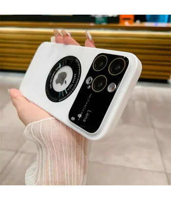 Пластиковий чохол "Slim Matte" with MagSafe для Apple iPhone 15 Pro Max Білий Пластиковий чохол "Slim Matte" with MagSafe для Apple iPhone 15 Pro Max Білий