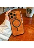 TPU+PC чохол "Luxury Leather" with MagSafe для Apple iPhone 14 Pro Max Світло-коричневий
