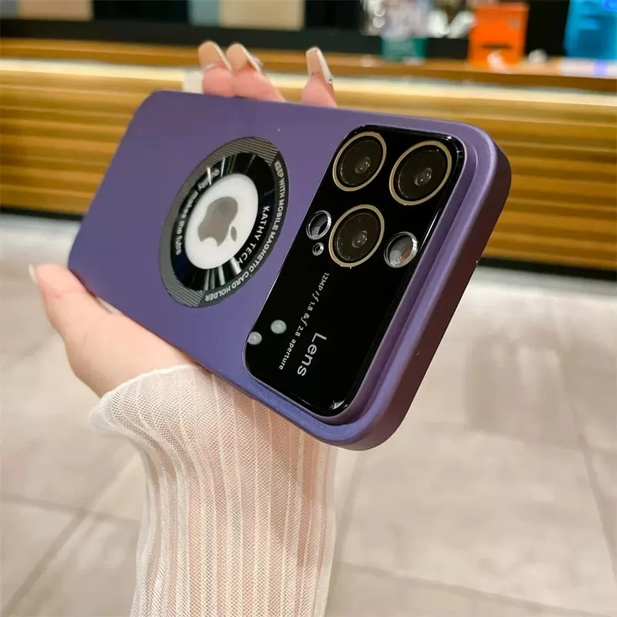 Пластиковый чехол "Slim Matte" with MagSafe для Apple iPhone 13 Pro Max Фиолетовый