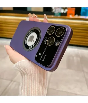 Пластиковый чехол "Slim Matte" with MagSafe для Apple iPhone 13 Pro Фиолетовый