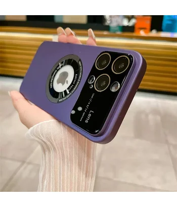 Пластиковий чохол "Slim Matte" with MagSafe для Apple iPhone 13 Pro Фіолетовий Пластиковий чохол "Slim Matte" with MagSafe для Apple iPhone 13 Pro Фіолетовий