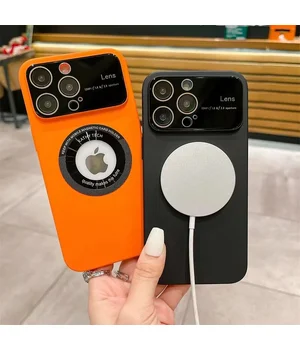 Пластиковий чохол "Slim Matte" with MagSafe для Apple iPhone 12 Pro Max Чорний