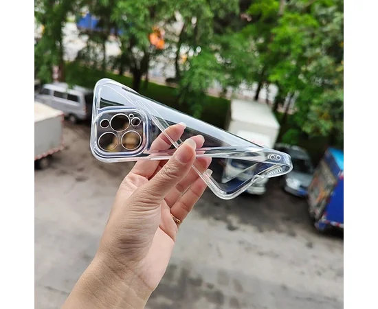 Силиконовый чехол "Thin Crystal" для Apple iPhone 14 Pro Бесцветный (Прозрачный)