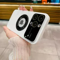 Пластиковый чехол "Slim Matte" with MagSafe для Apple iPhone 14 Pro Max Белый