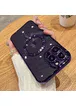 Силиконовый чехол "Transparent Plating" with MagSafe для Apple iPhone 12 Pro Max Фиолетовый