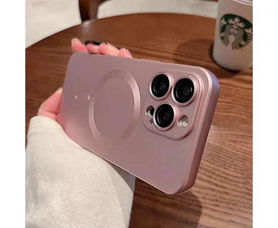 Силиконовый чехол "Luxury Matte" with MagSafe для Apple iPhone 11 Pro Розовый