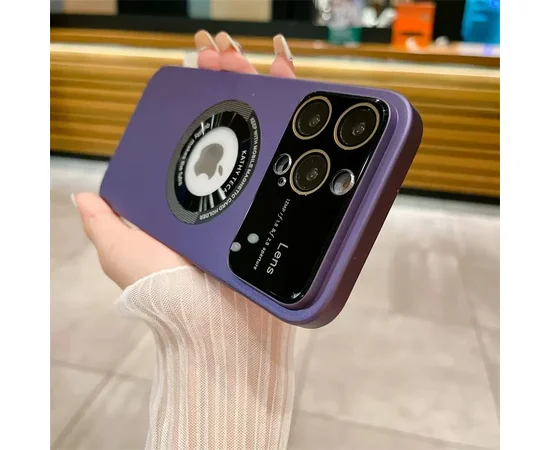 Пластиковий чохол "Slim Matte" with MagSafe для Apple iPhone 13 Pro Фіолетовий