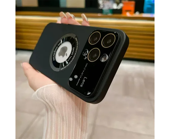 Пластиковий чохол "Slim Matte" with MagSafe для Apple iPhone 14 Pro Max Чорний