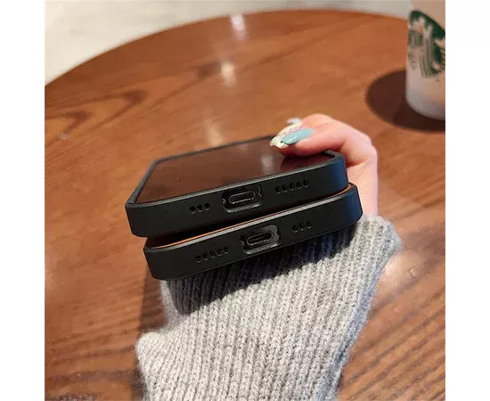 TPU+PC чохол "Luxury Leather" with MagSafe для Apple iPhone 12 Pro Max Коричневий