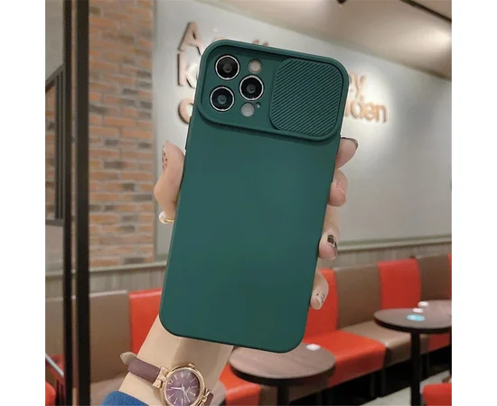 Силіконовий чохол "Lens Protection" для iPhone 14 Pro Max Зелений