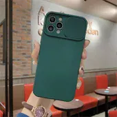 Силиконовый чехол "Lens Protection" для iPhone 14 Pro Max Зеленый