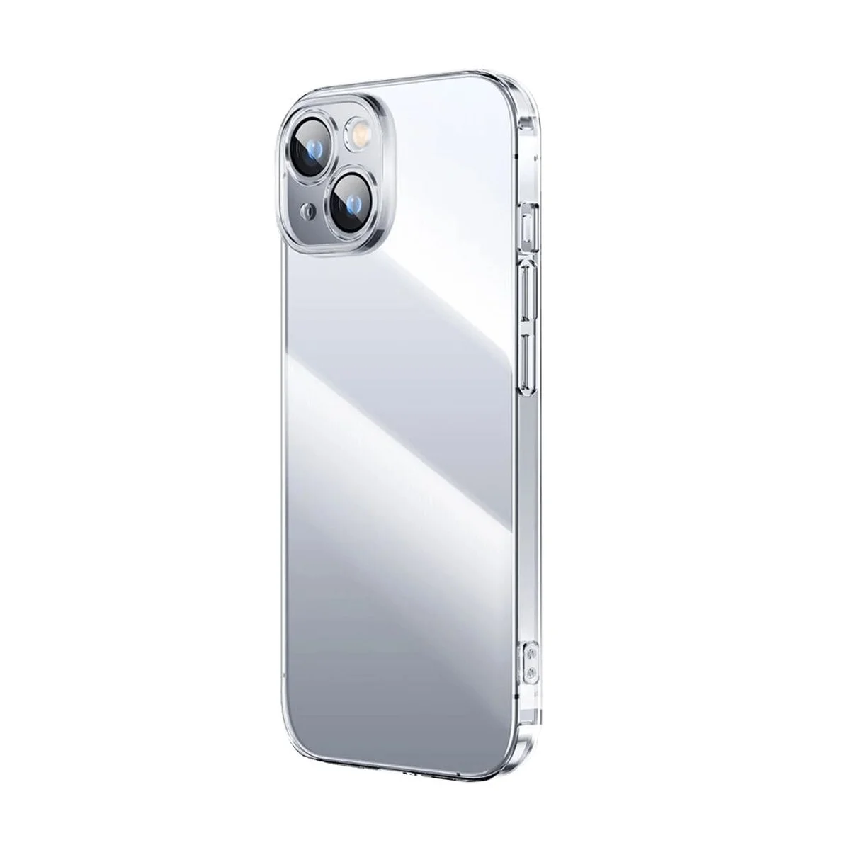 Силиконовый ультратонкий чехол BASEUS "Simple Series" для iPhone 15 Plus Прозрачный