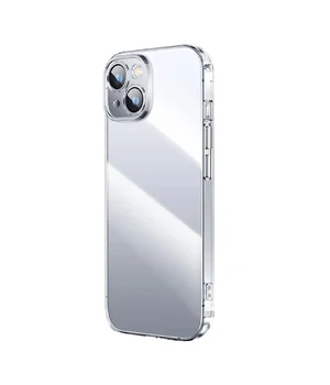 Силиконовый ультратонкий чехол BASEUS "Simple Series" для iPhone 15 Plus Прозрачный