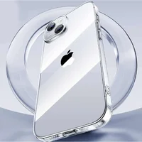 Силиконовый ультратонкий чехол BASEUS "Simple Series" для iPhone 15 Plus Прозрачный