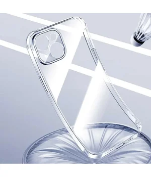 Силіконовий ультратонкий чохол BASEUS "Simple Series" для iPhone 15 Plus Прозорий