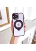 Силиконовый чехол "Transparent Standing" с подставкой для iPhone 12 Pro Max Фиолетовый