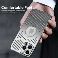 Алюминиевый чехол "Metal Heat" Case with MagSafe для Apple iPhone 15 Pro Черный