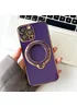 Силиконовый чехол "Plating Silicone" с подставкой для iPhone 13 Pro Max Фиолетовый