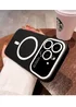 Протиударний чохол "Matte Larg" Case with MagSafe для Apple iPhone 15 Pro Max Чорний