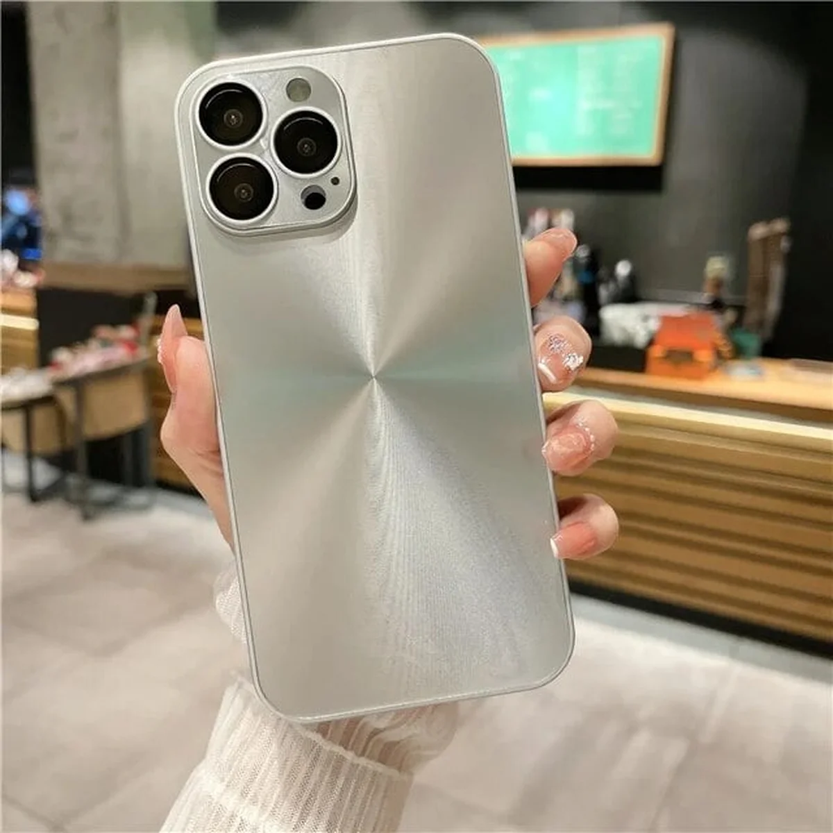 Силіконовий чохол "CD Line" для iPhone 15 Pro Срібний